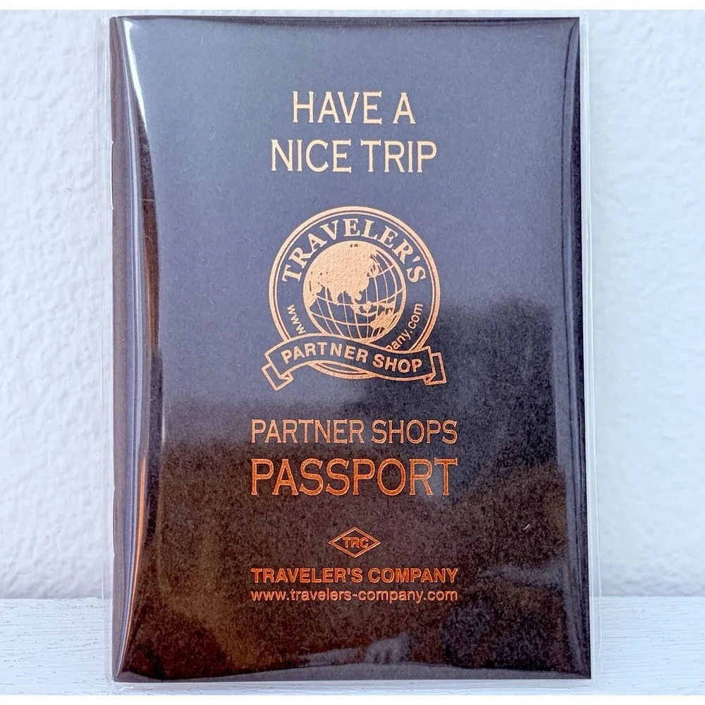 NEW TRAVELER'S Company Partner Shops Passport Stamp Notebook Refill